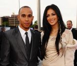 Lewis Hamilton et Nicole Scherzinger le 7 mai à Londres. Un duo glamour qui venait un instant faire oublier l\'éclat du Festival de Cannes<br />