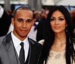 Lewis Hamilton et Nicole Scherzinger le 7 mai à Londres. Un bien joli couple qui tient le coup malgré les diverses séparations<br />