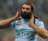 Sébastien Chabal, au Stade de France, le 26 mars 2011. Le rugbyman vient d'être suspendu au moins 30 jours par la Commission de discipline de la Ligue nationale de rugby. 