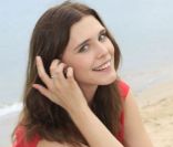 Gaia Weiss, égérie de charme recrutée par la maison Mauboussin. A Cannes, le 14 mai 2011 