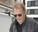 David Soul et sa fille China, à la sortie des studios de Radio 2, à Londres, le 16 mai 2011.
