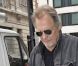 David Soul et sa fille China, à la sortie des studios de Radio 2, à Londres, le 16 mai 2011.