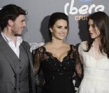 Sam Claflin, Penélope Cruz et Astrid Berges-Frisbey lors de l\'avant-première à Madrid de Pirates des Caraïbes 4 le 18 mai 2011