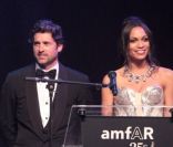 Patrick Dempsey et Rosario Dawson lors du gala de l'amfAR au Cap d'Antibes le 19 mai 2011