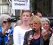 Les féministes montent au créneau et dénoncent le sexisme, Audrey Pulvar, Eva Joly, Clémentine Autain, Fabienne Egal et 5000 personnes dimanche 22 mai 2011 à Paris.