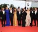 lors de la montée des marches de clôture du festival de Cannes le 22 mai 2011