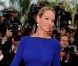 Uma Thurman lors de la montée des marches de clôture du festival de Cannes le 22 mai 2011