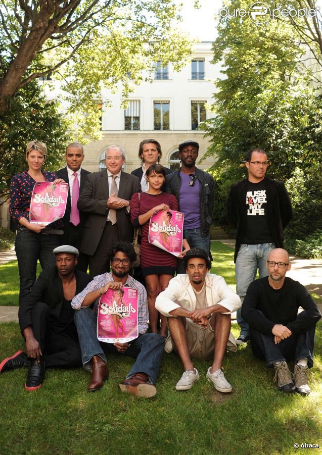 Conférence de presse du festival Solidays, à Paris, le 25 mai 2011.