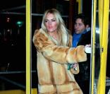 Lindsay Lohan et le vison emprunté