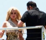 Lindsay Lohan, en gravure de mode, pose à Miami pour un shooting photo pour le magazine Plum, vendredi 20 mai 2011.