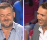 Eric Naulleau face à Nicolas Bedos sur le plateau d' On n'est pas couché , le 28 mai 2011.