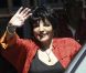 Liza Minnelli fait son show devant les studios d'ITV à Londres, le 3 juin 2011.