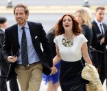 Drew Barrymore et son boyfriend Will Kopelman arrivent au dîner organisé par Chanel en faveur d'une organisation pour la défense de l'environnement, le 4 juin 2011 à Malibu 