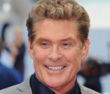 David Hasselhoff à l'occasion de l'avant-première anglaise de  Il n'est jamais trop tard , au Westfield Centre de Londres, le 6 juin 2011.