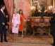 Letizia d'Espagne et le prince Felipe ont reçu le gouverneur d'Australie et son époux au Palais royal de Madrid, le 7 juin 2011