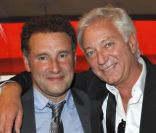 Laurent Boyer et Pierre Sled à l\'inauguration du restaurant Boco, rue Casanova à Paris, le jeudi 9 juin 2011.