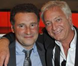 Pierre Sled et Laurent Boyer à l'inauguration du restaurant Boco, rue Casanova à Paris, le jeudi 9 juin 2011.