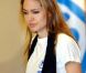 Angelina Jolie au Pakistan en 2005, en tant qu'ambassadrice de l'Agence des Nations-Unies pour les réfugiés