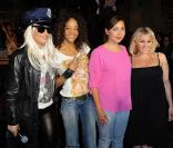 Lââm, Louisy Joseph, Leslie et Myriam Abel à la soirée FDJ-NRJ12, au Réservoir, à Paris, le jeudi 16 juin 2011.