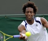 Gaël Monfils au tournoi de Wimbledon le 20 juin 2011