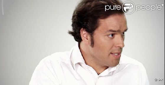 Bernard Tapie et son fils Laurent présentent le site de e-commerce www.bernardtapie.com, mai 2010. 