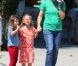 Jennifer Garner, sa fille Violet et une copine à Santa Monica, le 30 juin 2011.