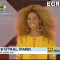 Beyoncé : Une tornade jaune, sexy en diable, lâchée en plein Central Park