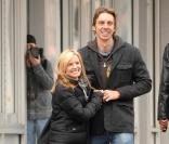 Kristen Bell et Dax Shepard à New York, le 11 mai 2008