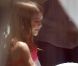 Suri Cruise s'amuse comme une folle au bord de la piscine avec son père Tom Cruise, son frère et sa soeur. Miami, 3 juillet 2011
