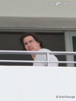 Tom Cruise a fêté ses 49 ans avec toute sa famille, Katie Holmes, Suri, Isabella et Conor. Miami, 3 juillet 2011