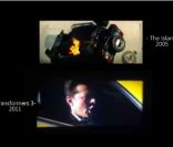Mise en parallèle des scènes similaires dans The Island et Transformers 3, deux films de Michael Bay