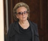 Bernadette Chirac a assisté à la décoration d'Anna Wintour par Nicolas Sarkozy le 6 juillet 2011 à l'Elysée.