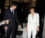 Milla Jovovich, son époux Paul W.S. Anderson et leur fille Ever, famille bonheur à Paris le 23 juin 2011