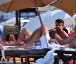 Gerard Piqué en vacances seul à Miami le 15 juillet 2011