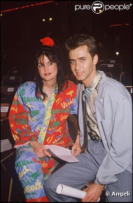 Eric Galliano avec son épouse, en 1988.