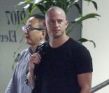 Channing Tatum apparaît complètement chauve sur le tournage de G.I. Joe 2 : Cobra Strikes, à Los Angeles, le mardi 12 juillet 2011.