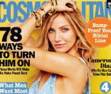 <p>Cameron Diaz apparaissait sur la couverture du <em>Cosmopolitan</em> du mois de juin dernier.</p>