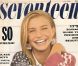 Cameron Diaz à tout juste 18 ans apparaît en couverture du magazine pour ados Seventeen . Juillet 1990.