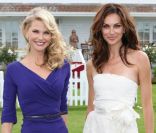  Christie Brinkley  et Tasha de Vasconcelos au Cartier International Polo Day à Londres, le 24 juillet 2011 