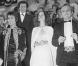 Michael Cacoyannis, Irene Papas, Genevieve Bujold et Mikis Theodorakis au festival de Cannes en 1971