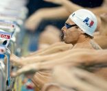 Camille Lacourt est devenu le premier champion du monde français à Shanghai, sur le 100m dos. 
 (photo : Shanghai 2011) et Jérémy Stravius étaient attendus sur le 100m dos des Mondiaux de Shanghai, le 26 juillet 2011. 