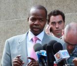 L'avocat de Nafissatou Diallo à la sortie du tribunal de Manhattan, à New York, le 27 juillet 2011.