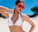 Hana Hitsch pour les maillots de bain Flavia Padovan, 2011.
