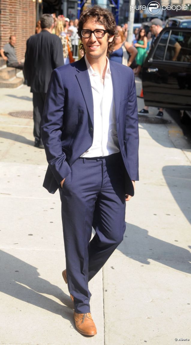 Josh Groban à son arrivée au Late Show de David Letterman à New York le 1 août 2011.