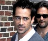 Colin Farrell, décontracté, à son arrivée au Late Show de David Letterman à New York le 1 août 2011.