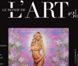 Zahia Dehar en couverture du Monde de l'Art.