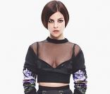 Julia Restoin dans la campagne Barney's