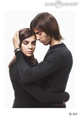 Carine Roitfeld et son fils Vladimir dans la campagne Barney's