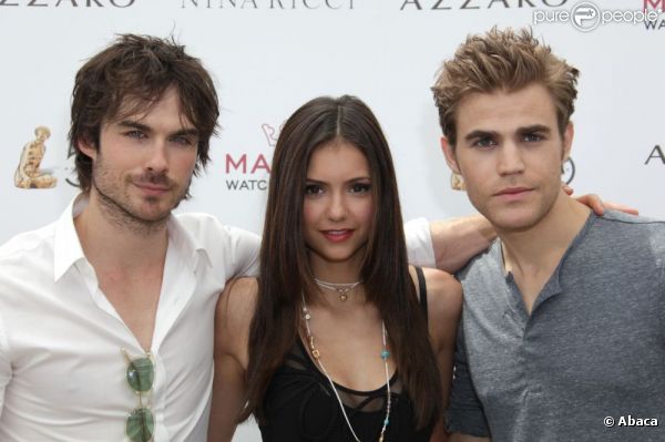 Nina Dobrev, Ian Somerhalder et Paul Wesley, de Vampire Diaries