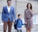 Avant de partir pour son premier jour de classe à l'école primaire de Gentofte, vendredi 12 août 2011, le prince Christian, 5 ans, fils du prince Frederik et de la princesse Mary de Danemark, a posé devant le palais d'Amalienborg et répondu avec impertinence aux questions des journalistes.